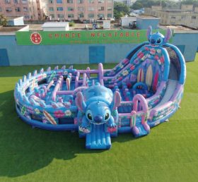 GF3-1172 Parco Gonfiabile a Tema Lilo & Stitch
