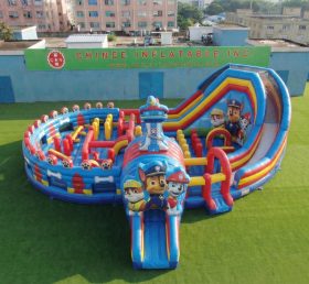 GF3-1175 Città del divertimento gonfiabile a tema Paw Patrol