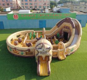GF3-1181 Città del Divertimento Gonfiabile a Tema Far West