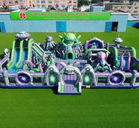 GF3-1184 Città del divertimento gonfiabile a tema alieno