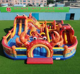 GF3-1197 Città del divertimento gonfiabile a tema granchio
