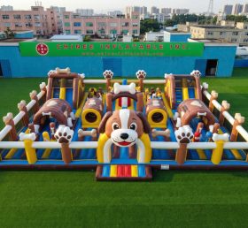 GF3-1198 Città del divertimento gonfiabile a tema cane