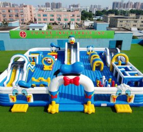GF3-1202 Città del divertimento gonfiabile a tema Paperino