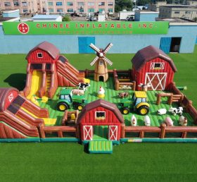 GF3-1207 Città del divertimento gonfiabile a tema fattoria