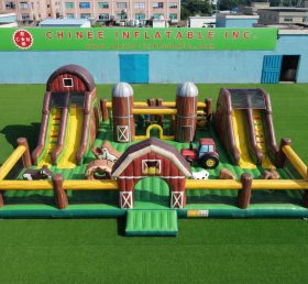 GF3-1208 Città del divertimento gonfiabile a tema fattoria