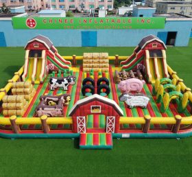 GF3-1209 Città del divertimento gonfiabile a tema fattoria