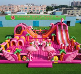 GF3-1210 Città del Divertimento Gonfiabile a Tema Fenicottero