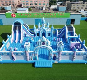 GF3-1211 Città del divertimento gonfiabile a tema Frozen