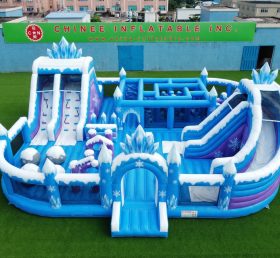 GF3-1212 Città del divertimento gonfiabile a tema Frozen