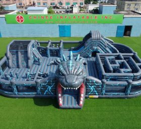 GF3-1213 Città Divertente Gonfiabile a Tema Godzilla