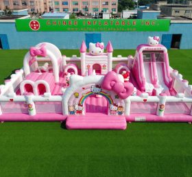 GF3-1214 Città gonfiabile a tema Hello Kitty