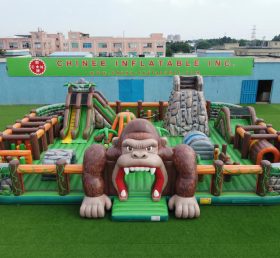 GF3-1219 Città del divertimento gonfiabile a tema King Kong