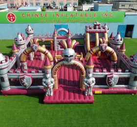GF3-1221 Città del divertimento gonfiabile a tema cavaliere