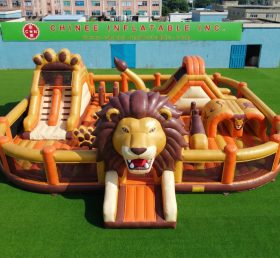 GF3-1223 Città del divertimento gonfiabile a tema leone
