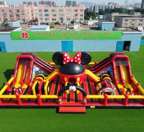 GF3-1233 Città Divertente Gonfiabile a Tema Mickey & Minnie