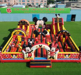 GF3-1234 Città del divertimento gonfiabile a tema Mickey & Minnie