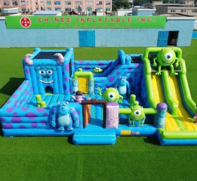 GF3-1238 Tema Monsters Inc Città Gonfiabile