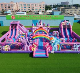 GF3-1241 Città del divertimento gonfiabile a tema My Little Pony