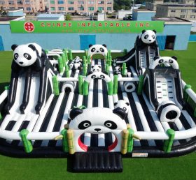 GF3-1246 Parco Giochi Gonfiabile a Tema Panda