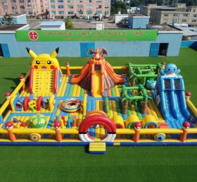 GF3-1254 Città del divertimento gonfiabile a tema Pokémon