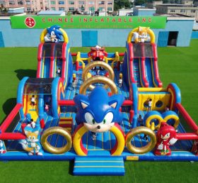 GF3-1267 Tema Sonic Città Gonfiabile