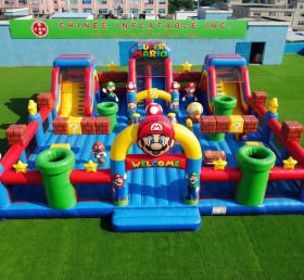 GF3-1282 Città Divertente Gonfiabile a Tema Super Mario
