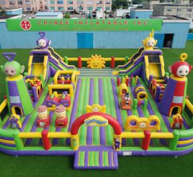 GF3-1283 Città Gonfiabile a Tema Teletubbies