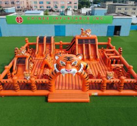 GF3-1290 Città Divertimenti Gonfiabile a Tema Tigre