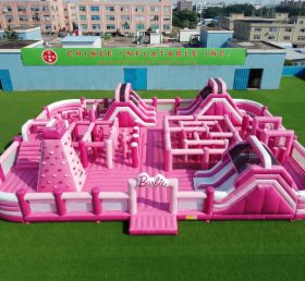 GF3-1304 Parco Gonfiabile a Tema Barbie