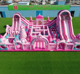 GF3-1305 Parco Gonfiabile a Tema Barbie