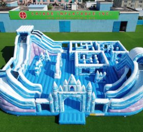 GF3-1335 Parco Gonfiabile a Tema Frozen