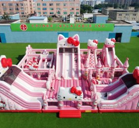GF3-1344 Parco Gonfiabile a Tema Hello Kitty
