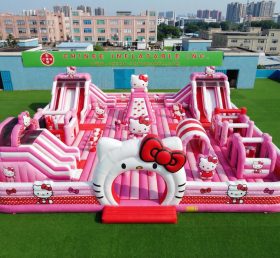 GF3-1345 Parco Gonfiabile a Tema Hello Kitty