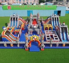 GF3-1353 Parco Gonfiabile a Tema Cavaliere