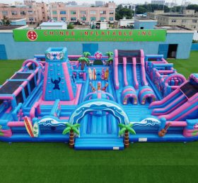 GF3-1357 Parco Gonfiabile a Tema Lilo & Stitch