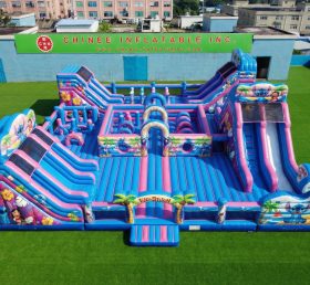 GF3-1358 Parco Gonfiabile a Tema Lilo & Stitch