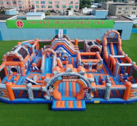 GF3-1391 Parco Gonfiabile a Tema Rusty Rivets