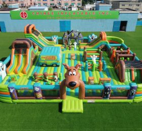 GF3-1392 Parco Gonfiabile a Tema Scooby-Doo