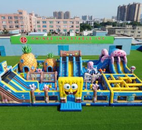 GF3-1401 Parco Gonfiabile a Tema SpongeBob