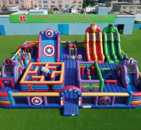 GF3-1409 Parco Gonfiabile a Tema Avengers