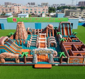 GF3-1411 Parco Gonfiabile a Tema I Flintstones