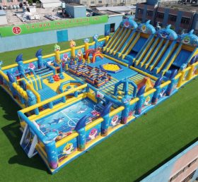 GF3-642 Parco Gonfiabile Gigante a Tema Baby Shark