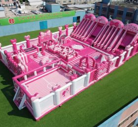 GF3-644 Parco Gigante Gonfiabile a Tema Barbie