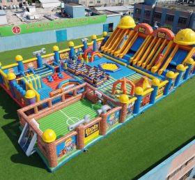 GF3-647 Parco Gonfiabile Gigante a Tema Bob Aggiustatutto