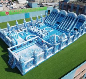 GF3-661 Parco Gonfiabile Gigante a Tema Frozen