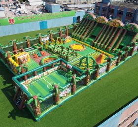 GF3-664 Parco Gonfiabile Gigante a Tema Giungla