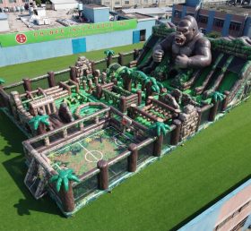 GF3-665 Parco Gonfiabile Gigante a Tema King Kong