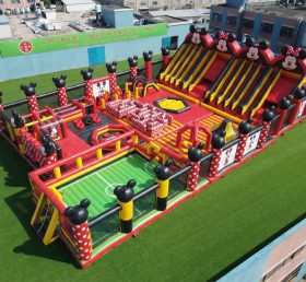 GF3-669 Parco Gonfiabile Gigante a Tema Mickey & Minnie