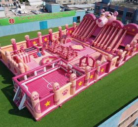 GF3-677 Parco Gonfiabile Gigante a Tema Pantera Rosa