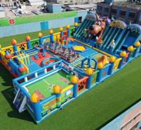 GF3-681 Parco Gonfiabile Gigante a Tema Scooby-Doo